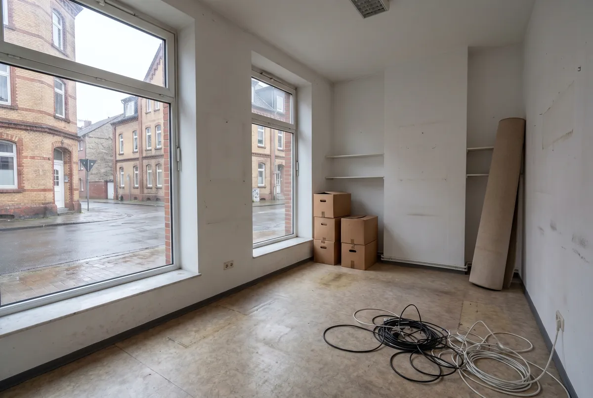 Räumung für Institutionen: geräumte Wohnung mit Dokumentation